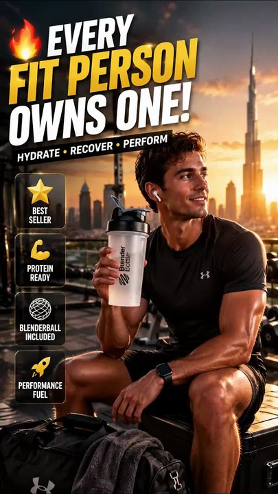 BlenderBottle Classic V2 20 oz Protein Shaker Bottle | Leak-Proof Mixer Cup with BlenderBall