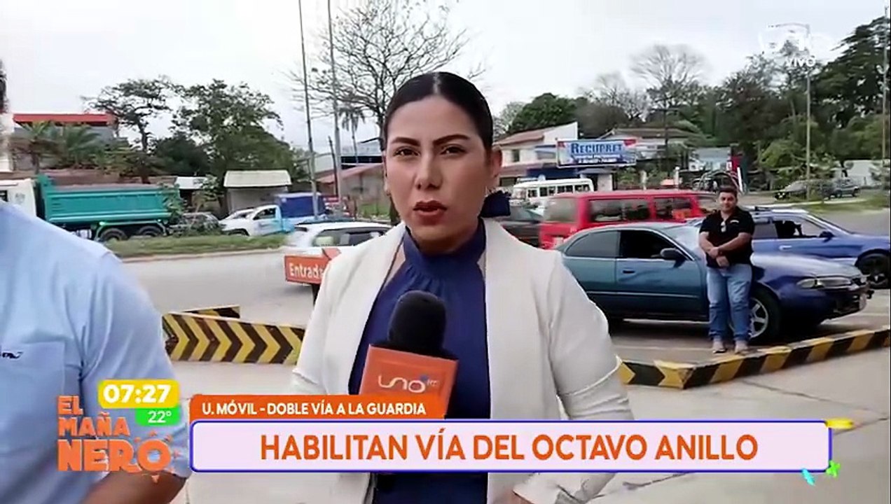 HABILITAN VÍA DEL 8VO ANILLO Y DOBLE VÍA A LA GUARDIA