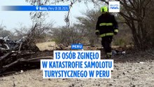 Katastrofa w Peru. Samolot z turystami rozbił się nad liniami Nazca