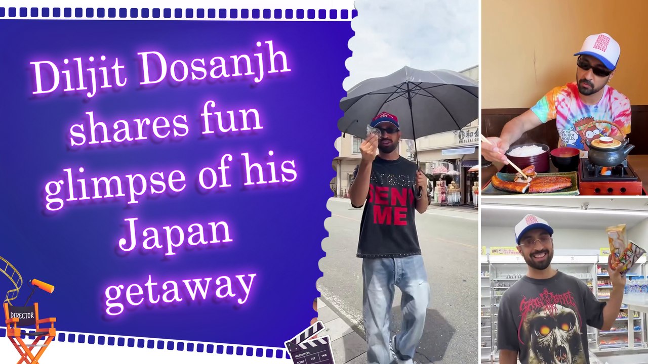 Diljit Dosanjh goes searching for a dustbin, applauds Japan’s clean environment