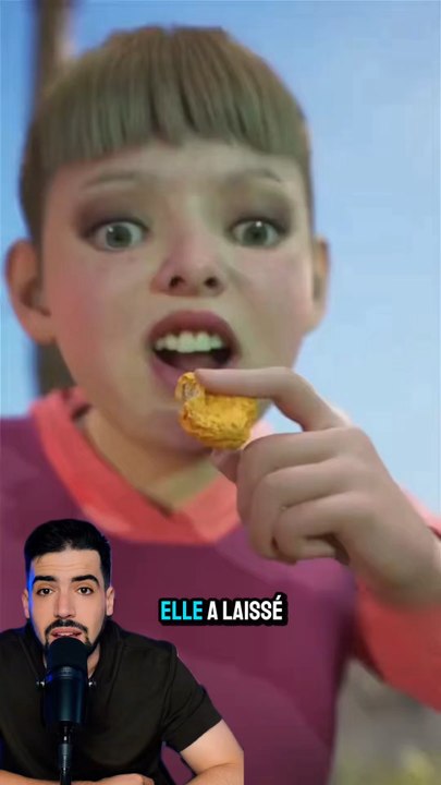 Elle a fait tomber un nuggets