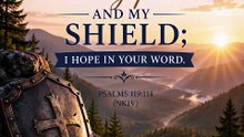 🌅🙏 Powerful Good Morning Prayer | God Is My Refuge and Shield | Psalm 119:114 ❤️