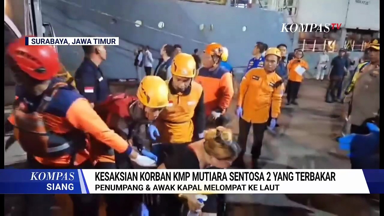 Begini Kesaksian Korban Selamat Kebakaran KMP Mutiara Sentosa 2 di Sumenep | KOMPAS SIANG