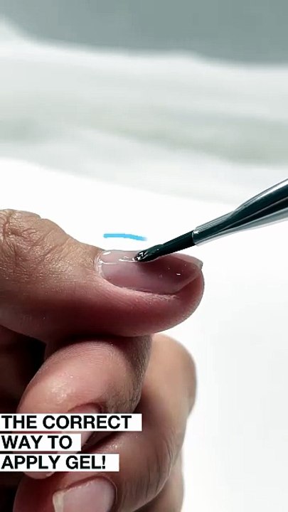 Master gel nail application! 🎨💅