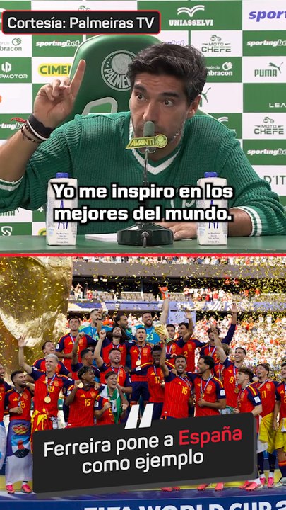 Abel Ferreira señala a la selección española como el modelo a seguir