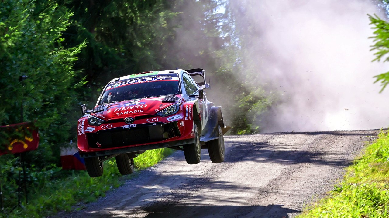 Gallery: Elfyn Evans secures podium finish at Rally Finland