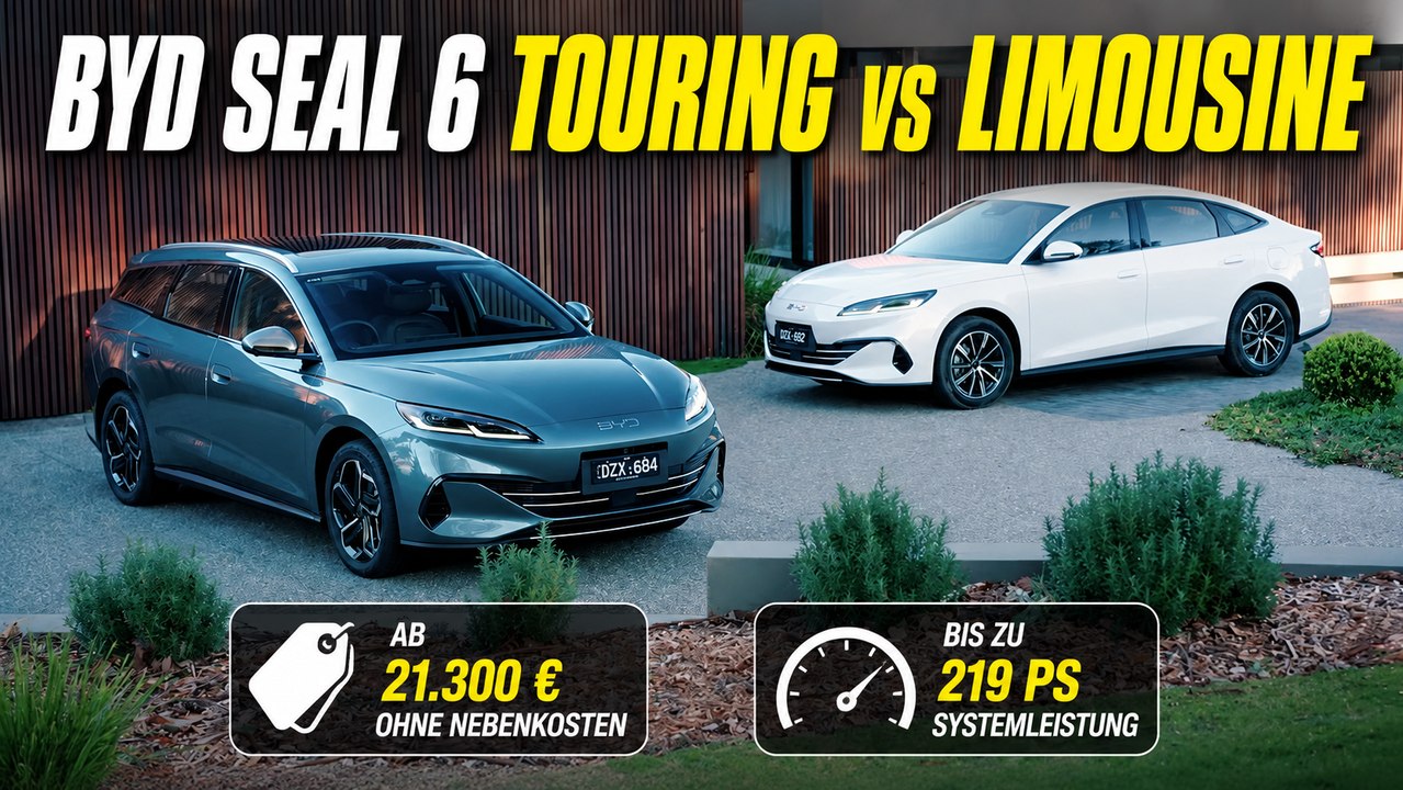 BYD Seal 6 Touring & Sedan: Preise, Technik und Ausstattung