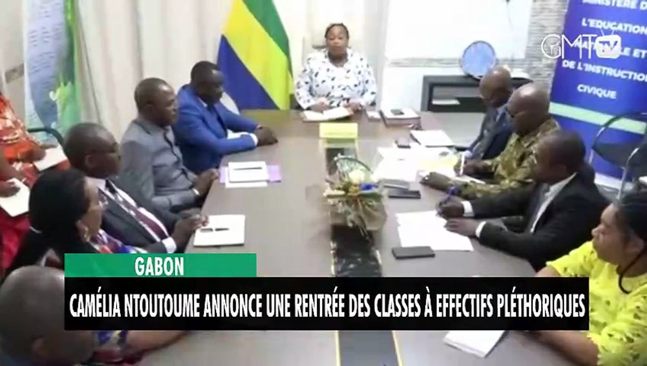 [#Reportage] Gabon : Camélia Ntoutoume annonce une rentrée des classes à effectifs pléthoriques