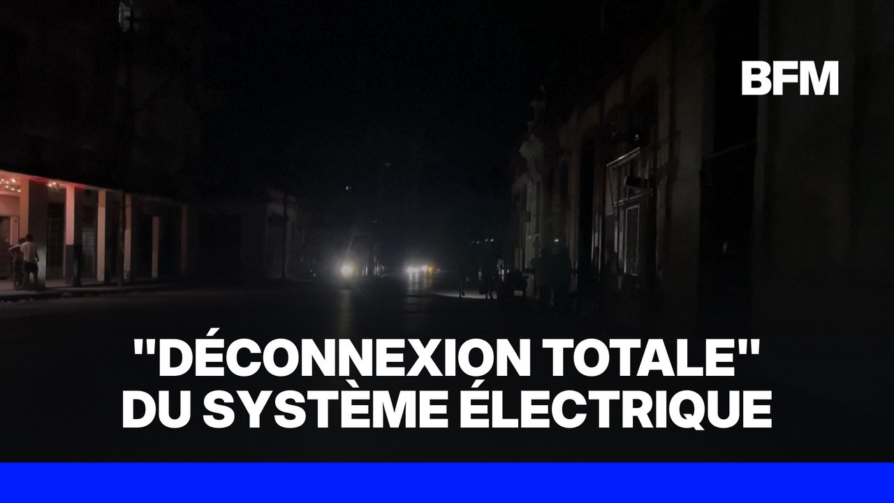 Cuba: l'île frappée par une nouvelle coupure d'électricité à l'échelle nationale