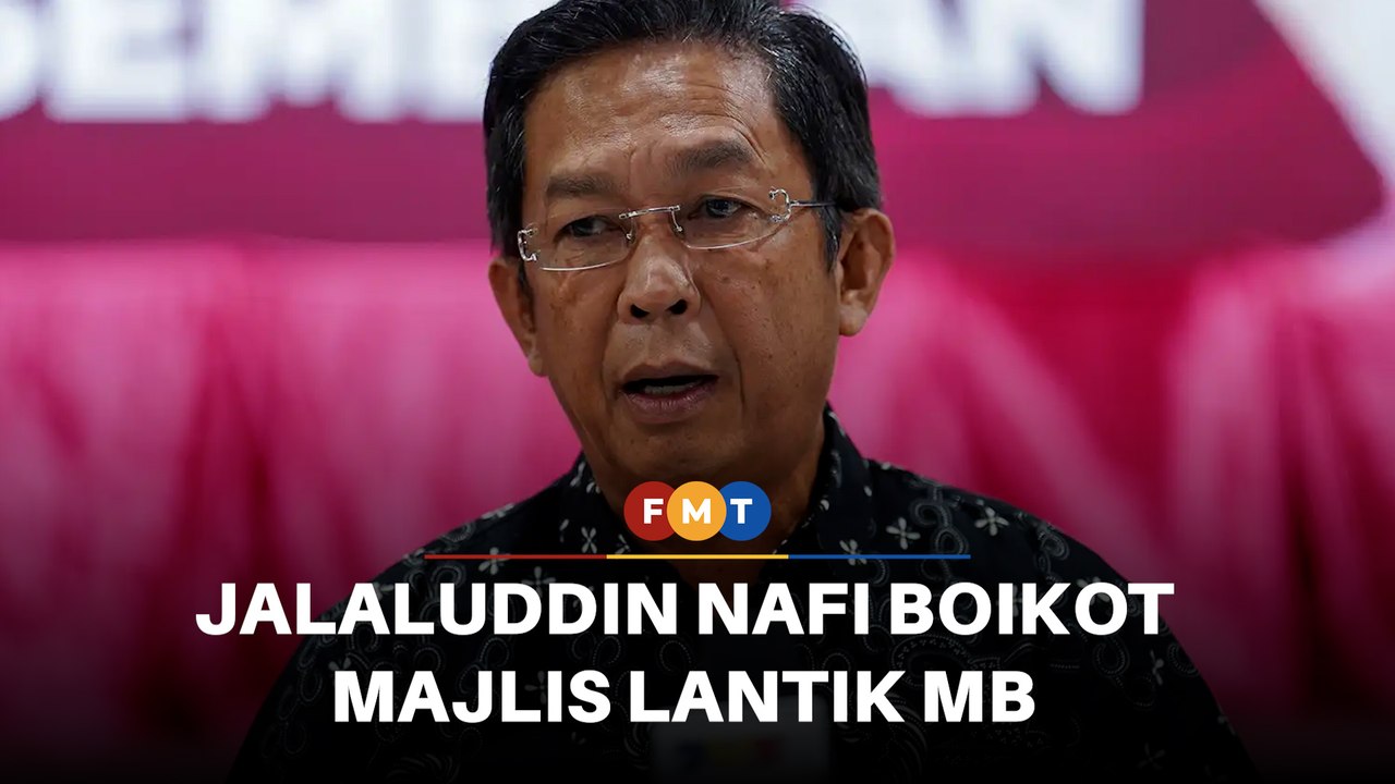 Jemputan saat akhir, Jalaluddin nafi boikot majlis lantik MB