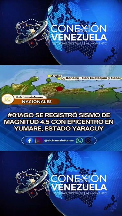 Sismo 4.5 en Venezuela. Irán defiende su región