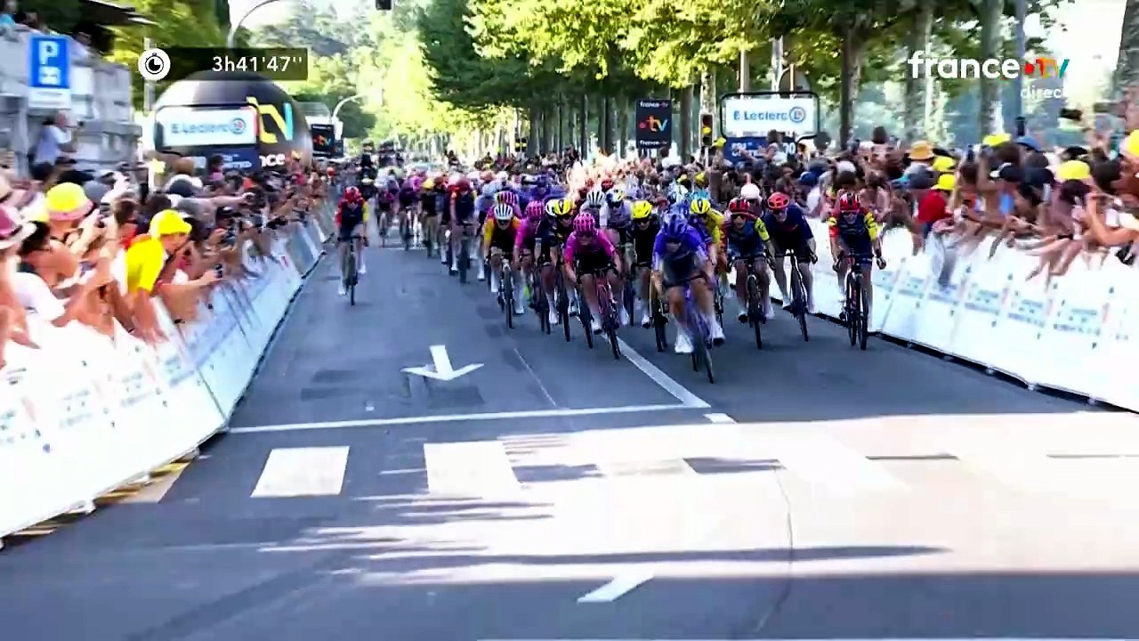 La fin de l'étape à Genève ce dimanche 2 août 2026 au Tour de France Femmes