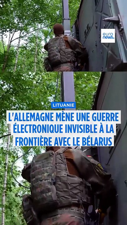 À la frontière entre la Lituanie et le Bélarus, l'armée allemande mène une guerre électronique invisible