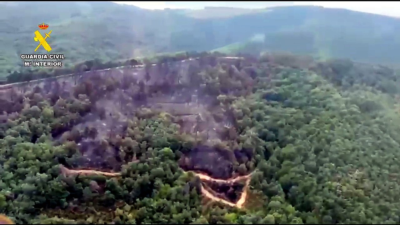 Controlado el incendio forestal de Ojacastro