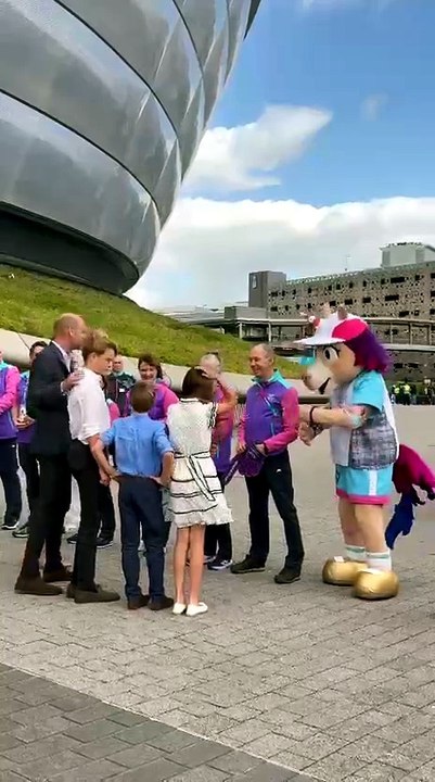Princess Charlotte shivers in Scotland