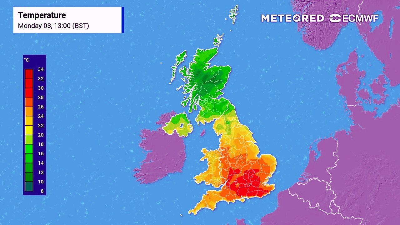 UK weather: Amber heat alert in force as temperatures reach 35C before rain arrives