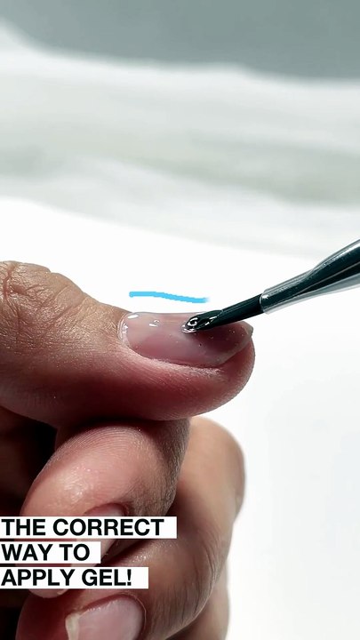 Master gel nail application! 🎨💅