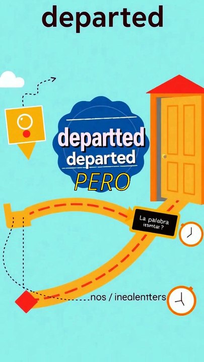 10000 palabras en inglés - The secret of “departed”!