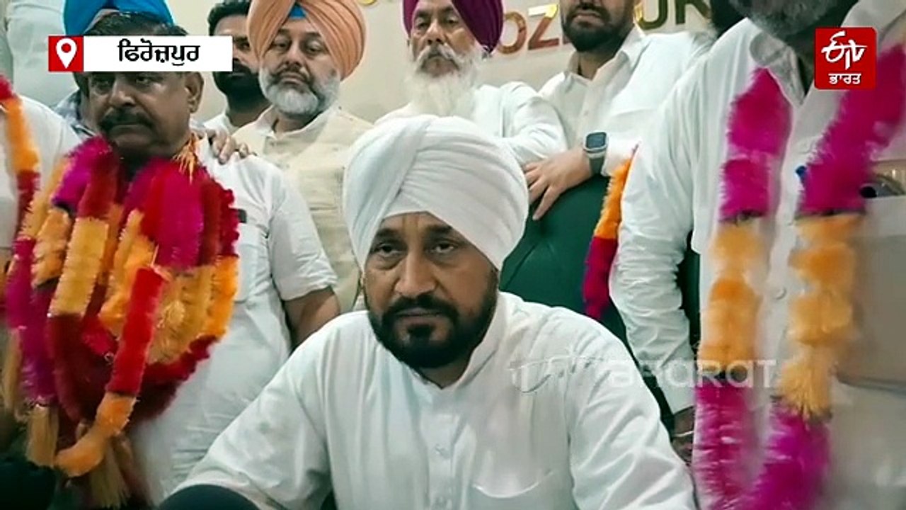 ਫਿਰੋਜ਼ਪੁਰ ਨਗਰ ਕੌਂਸਲ ਦੇ ਪ੍ਰਧਾਨ ਨੂੰ ਕੁਰਸੀ ਉੱਤੇ ਬਿਠਾਉਣ ਪਹੁੰਚਿਆ ਚੰਨੀ ਧੜਾ, ਪੋਸਟਰਾਂ ਵਿੱਚੋਂ ਰਾਜਾ ਵੜਿੰਗ ਦੀ ਤਸਵੀਰ ਗਾਇਬ