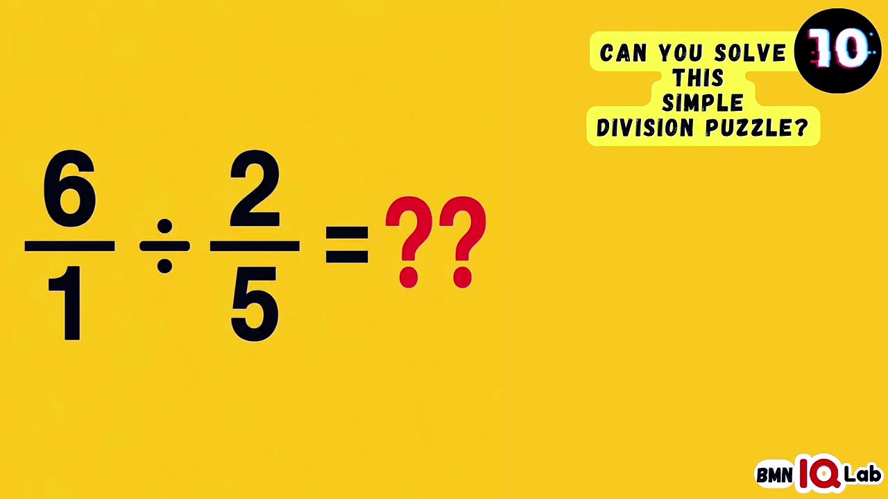 #NoCalculator ✋️🚫 Can You Solve This Simple Division Puzzle? (Part 1) ➗️