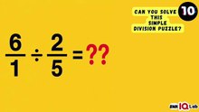 #NoCalculator ✋️🚫 Can You Solve This Simple Division Puzzle? (Part 1) ➗️
