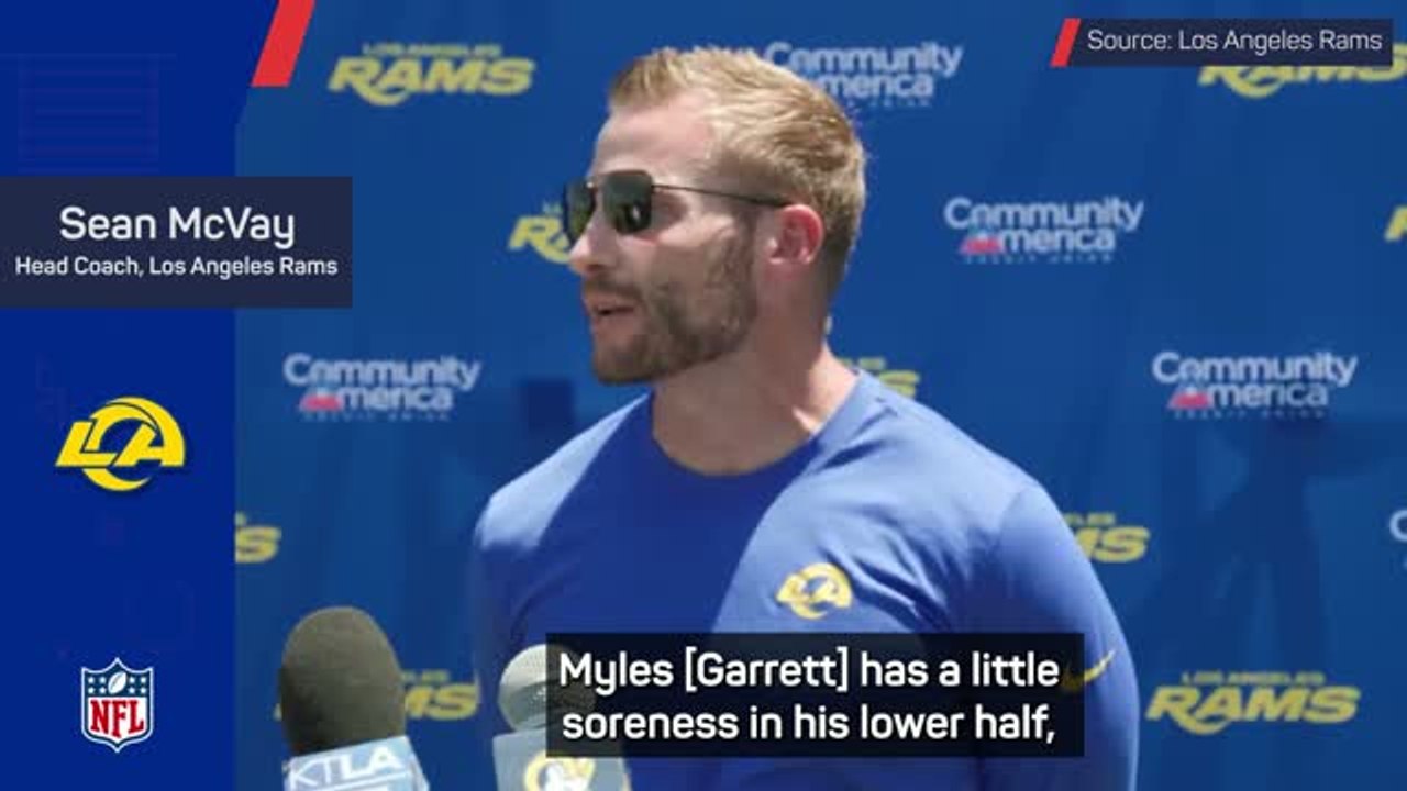 Rams aren't worried about Garrett injury - McVay