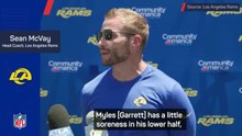Rams aren't worried about Garrett injury - McVay