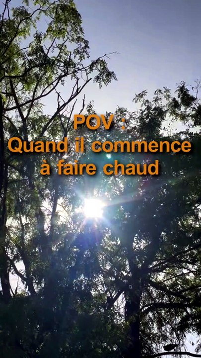 J'ai vraiment trop chaud !