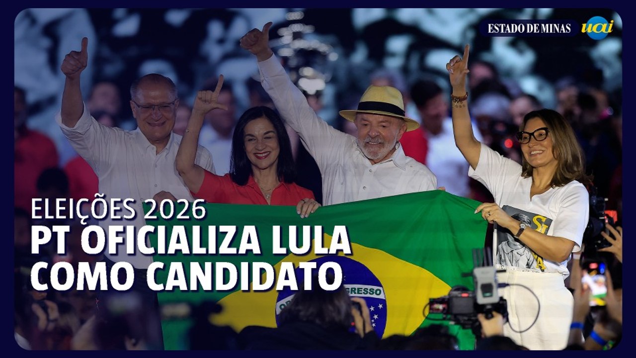 Lula oficializa candidatura a reeleição