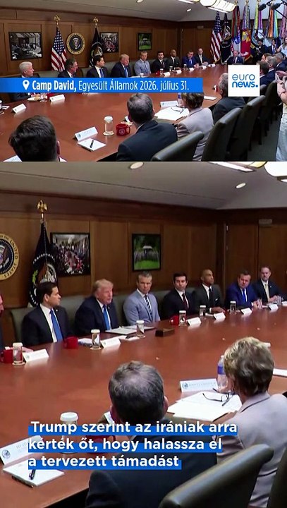 Trump új iráni tárgyalásokat jelentett be a lefújt támadás után