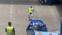 Robot Breaks Into Dance Near The Boarding Area