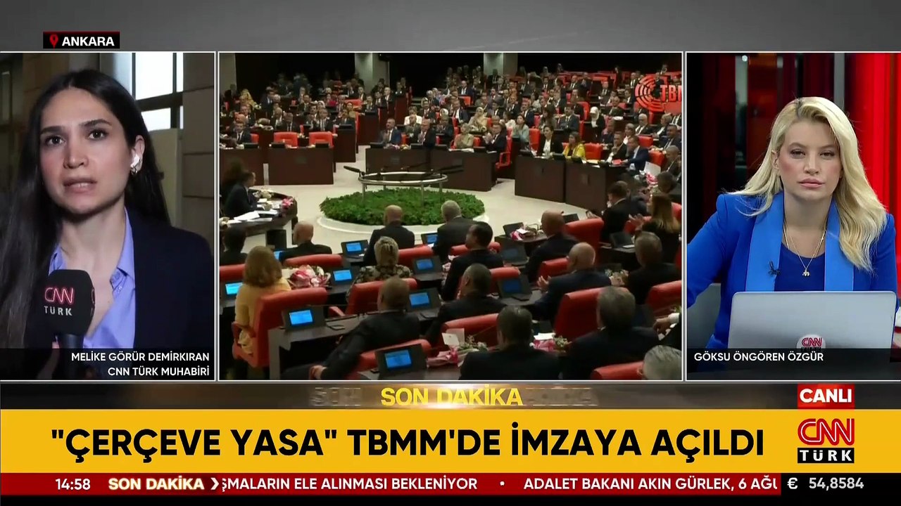 SON DAKİKA! Çerçeve Yasa TBMM'de imzaya açıldı