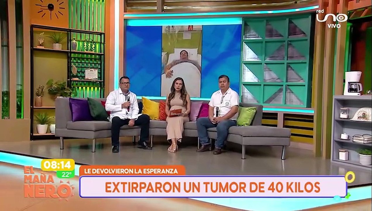 MÉDICOS EXTIRPARON UN TUMOR DE 40 KILOS