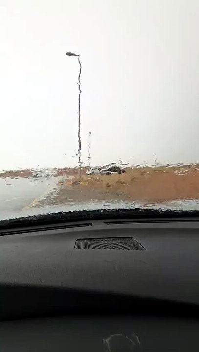 Hail in Sharjah August 3
