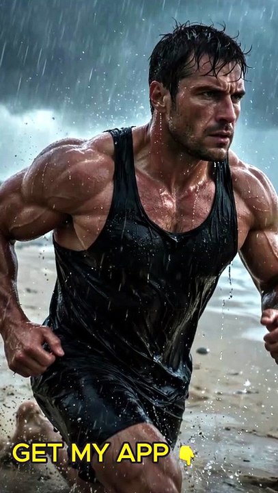 RUNNING IN THE RAIN ON SOFT SAND! No Excuses - 5AM Motivation