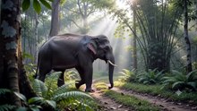 Asian Elephant : The gentle giant known for its intelligence, strength, and deep family bonds