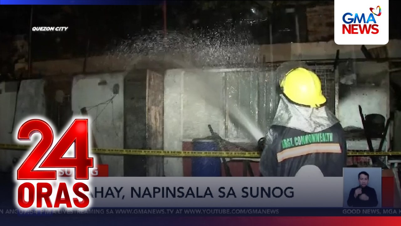 3 bahay, napinsala ng sunog sa Brgy. Commonwealth, Q.C. | 24 Oras