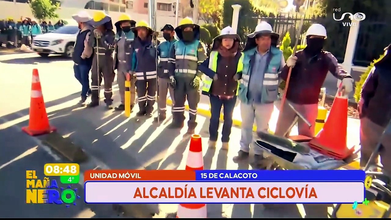 alcaldía inicia con el levantamiento de las ciclovías