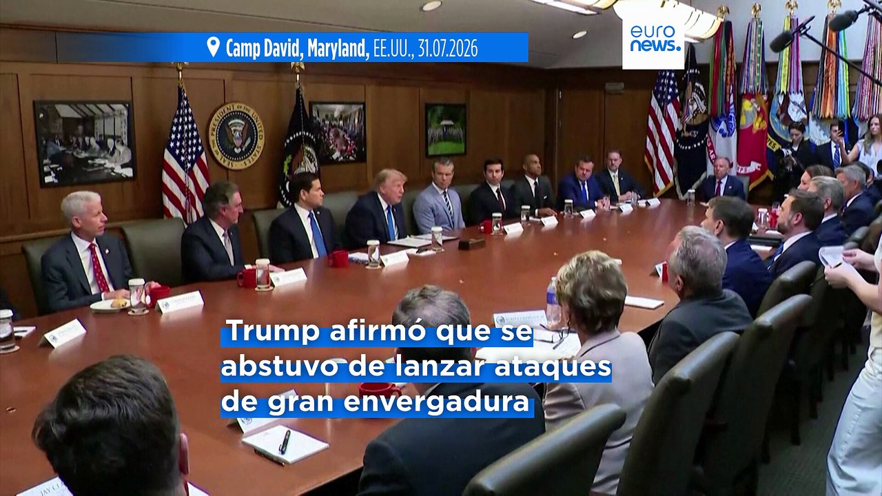Trump formaliza la vuelta a las negociaciones con Irán asegurando haber parado "un ataque masivo" contra ellos