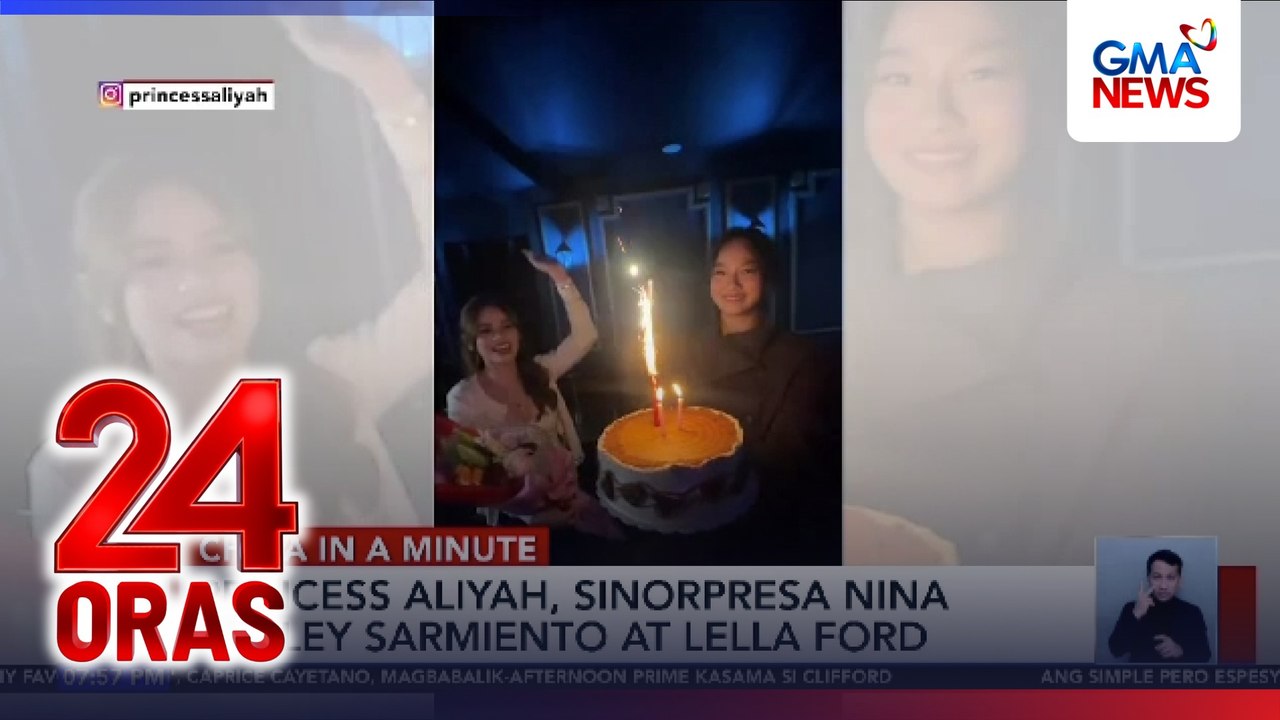 Princess Aliyah, sinorpresa nina Ashley Sarmiento at Lella Ford | 24 Oras