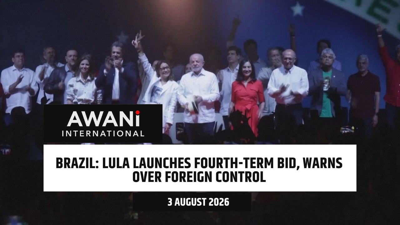 Brazil's Lula launches fourth-term bid, warns over foreign control