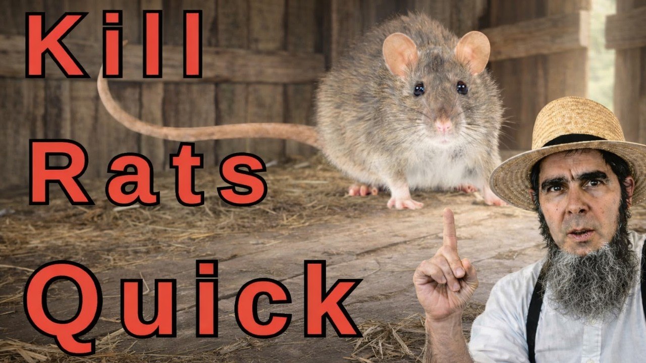 RATS GONE FOR $2... The Secret AMISH WAY (100% Effective)