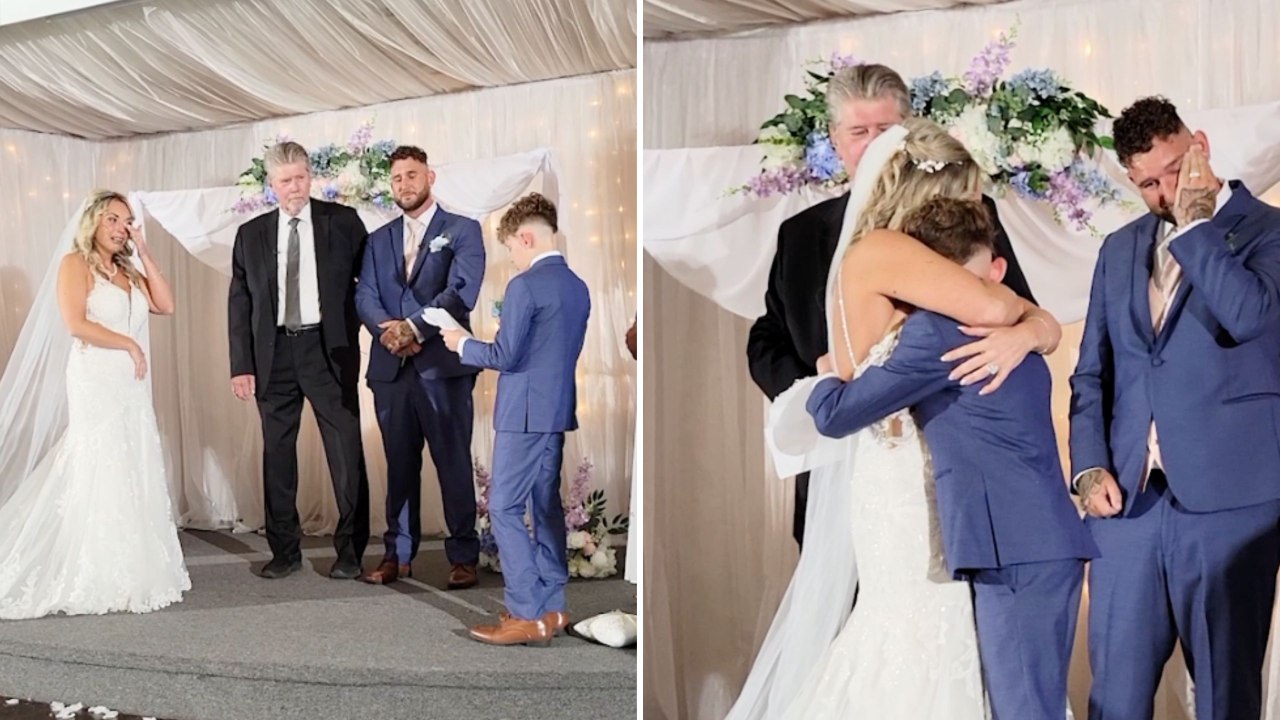 Stepson Surprises Bride On Altar By Calling Her Mom For First Time | Happily TV