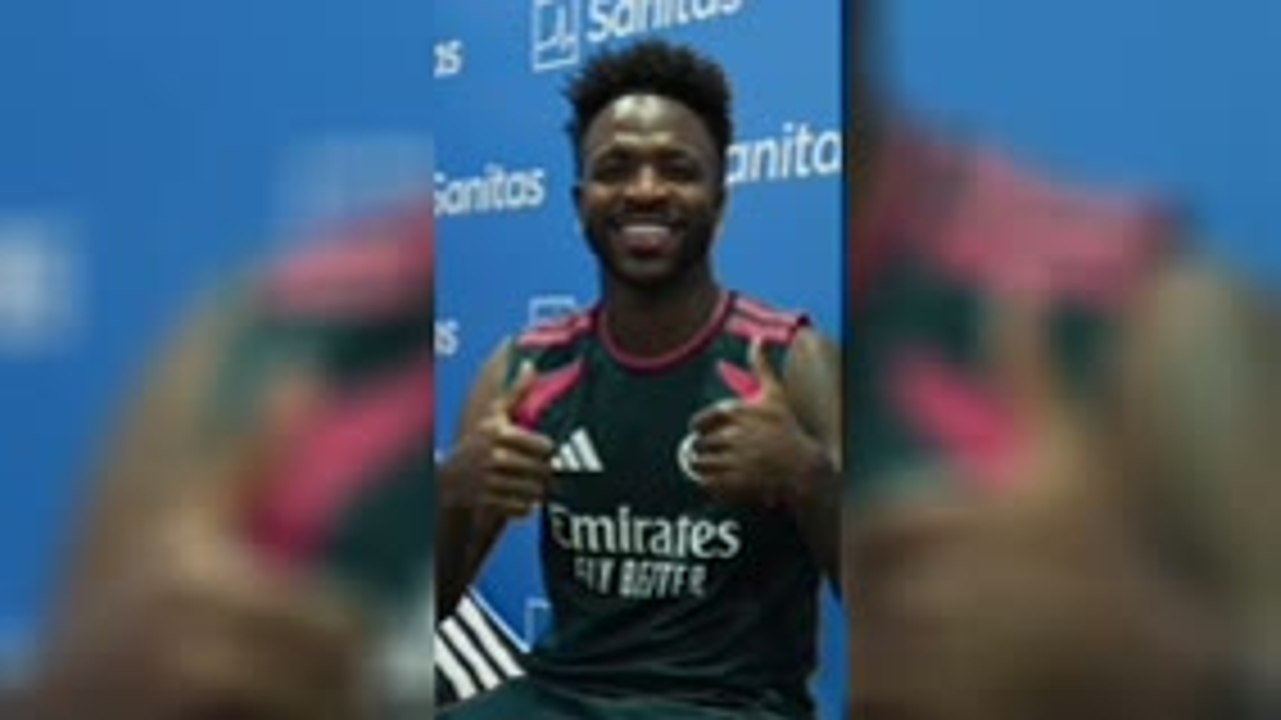 Vinicius trains despite Arsenal rumours