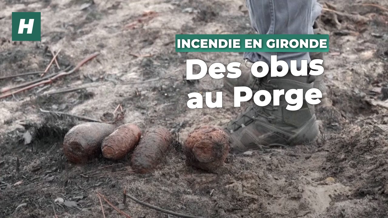 Des dizaines d'obus de la Seconde Guerre mondia...
