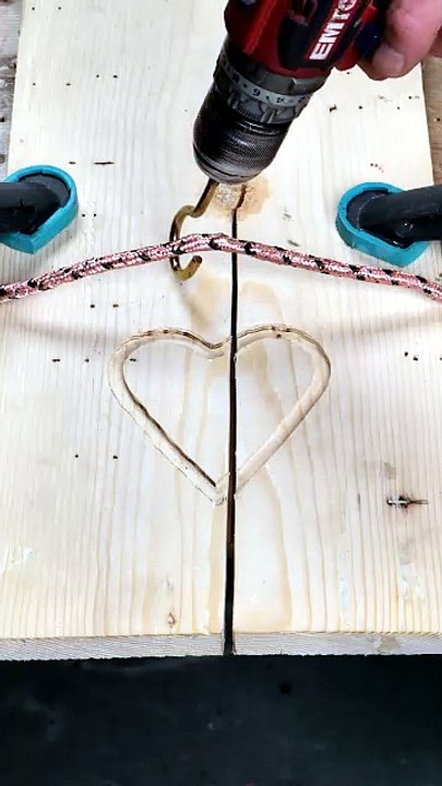 Creative woodworking and metal techniques🛠️❤️