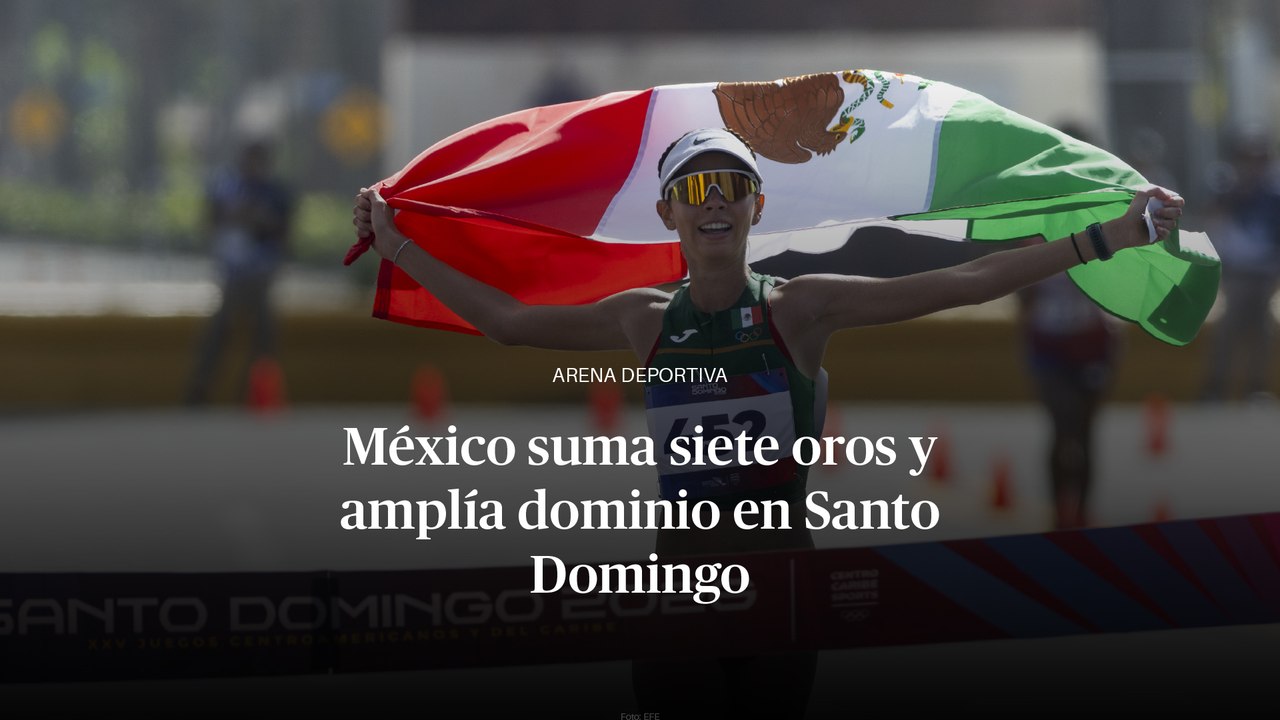 México suma siete oros y amplía dominio en Santo Domingo
