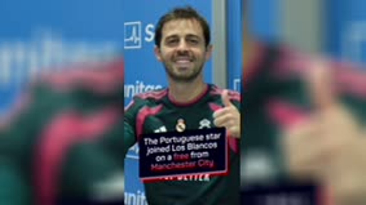 Bernardo Silva's first day at Real Madrid