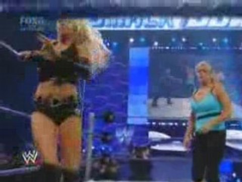 Smackdown 7.11.08 - Natalya & Maryse vs. Michelle & Cherry