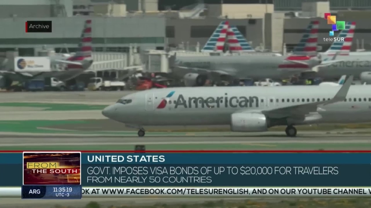 United States impose visa bonds of up to $20,000 for travelers from nearly 50 countries